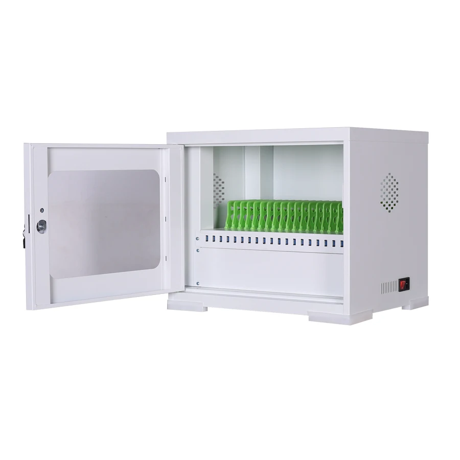 20 slots mobile phone tablet charging storage power cabinet