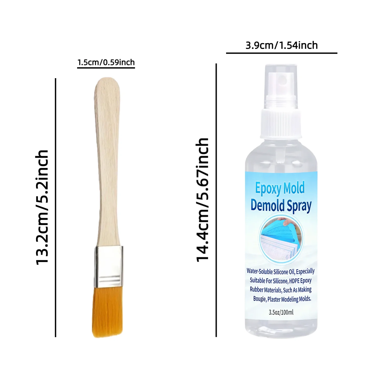 1-Piece Fast-Drying Epoxy Rele - огляд і ціна Release Spray Silicone