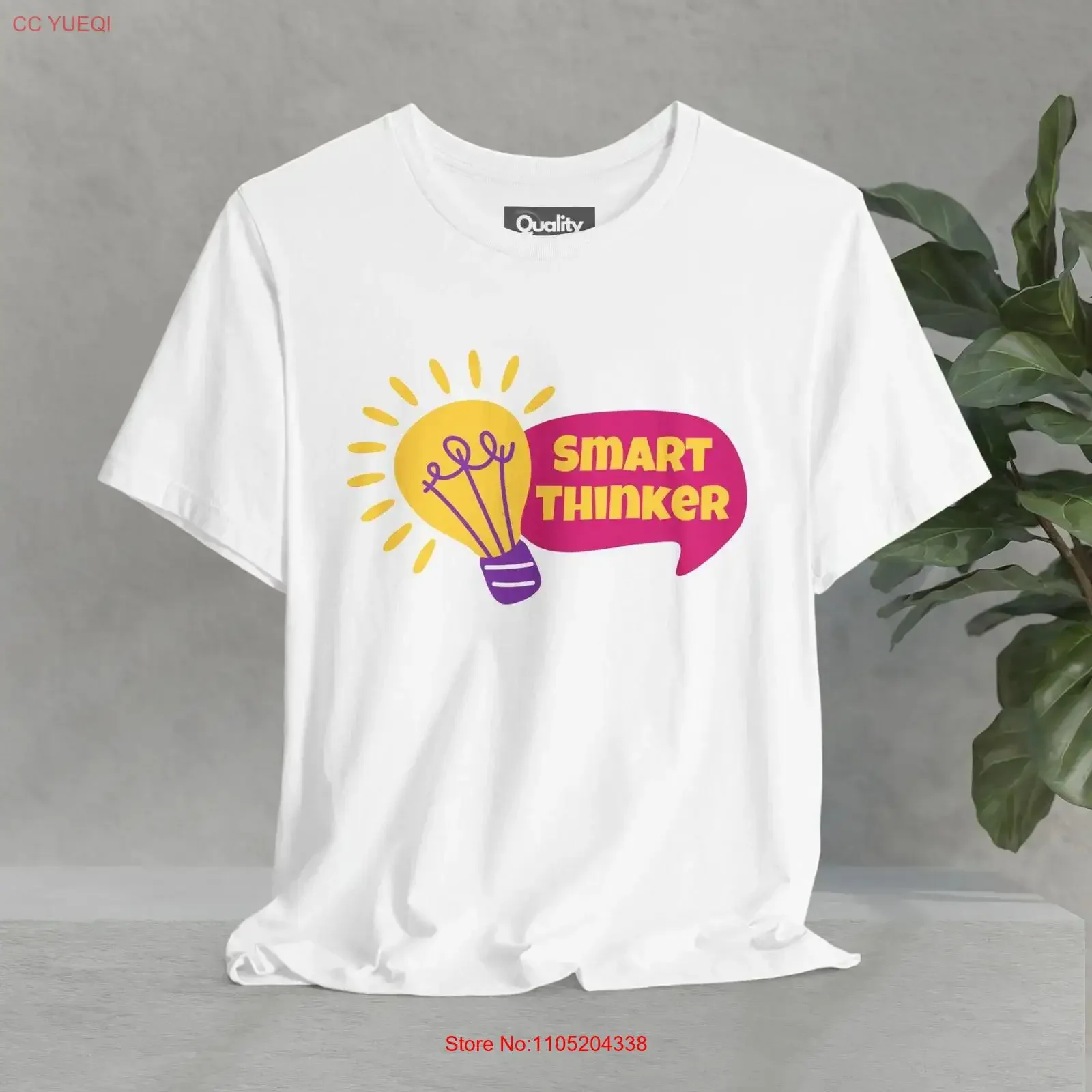 Smart Thinker T Shirt Wear Your Genius with Confidence vintage Washed Comfortable Slightly Versatile Casual Soft Unisex Stylish
