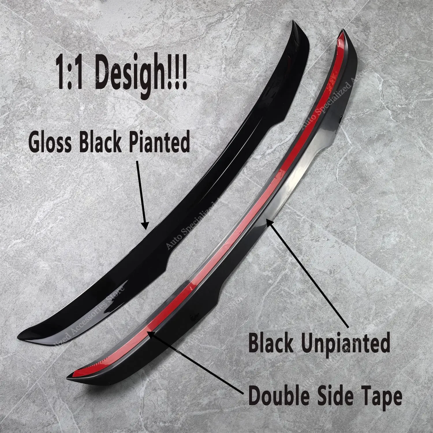 For Seat Ateca MK1 FR Maxton Style Rear Spoiler Caps Ateca FR/Cupra 2017-2024 Only Rear Top Tali Wing Bodykits Tuning