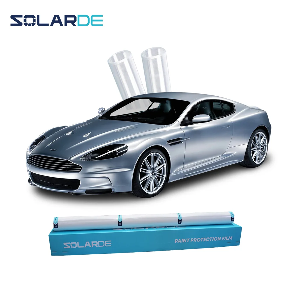 

SolarDe Anti Scratch Self Healing Vehicle Heat-repaired Supplier Invisible TPU Auto Body PPF Paint Protective TPU Film