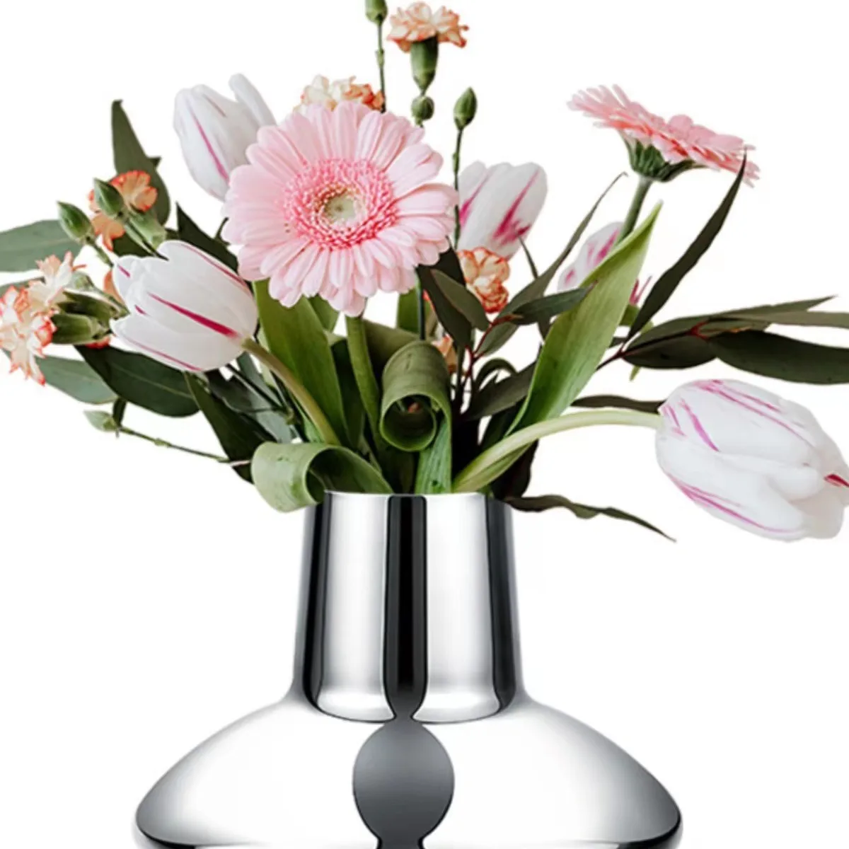 Wabi Sand simple vase, flower arrangement living room dining table ornament birthday gift stainless steel
