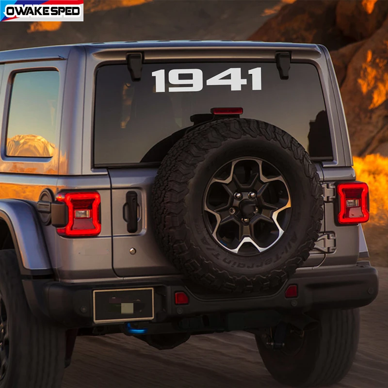 

Для Jeep Wrangler JK JL TJ YJ Unlimited Sahara: наклейки на капот автомобиля, виниловые наклейки для тюнинга, аксессуары для самостоятельной установки, пленка 1941 Film