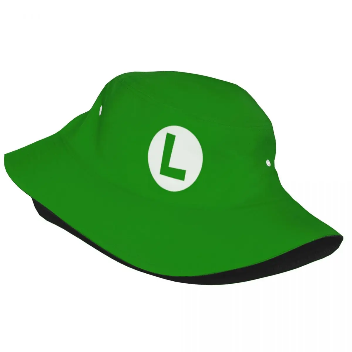 Multi functional L-Luigi Green M-Mario Red fisherman hat, suitable for travel and outdoor activities