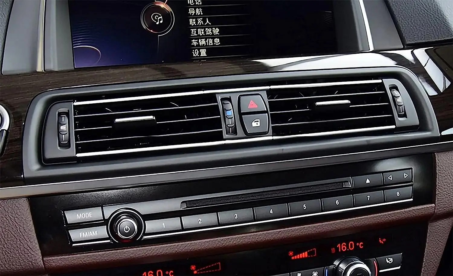 

Car Middle Air Conditioning Vent Grill Outlet Panel Air Grilles AC Air Vent For BMW 5 Series F10 F11 520 523 525 528 530 535