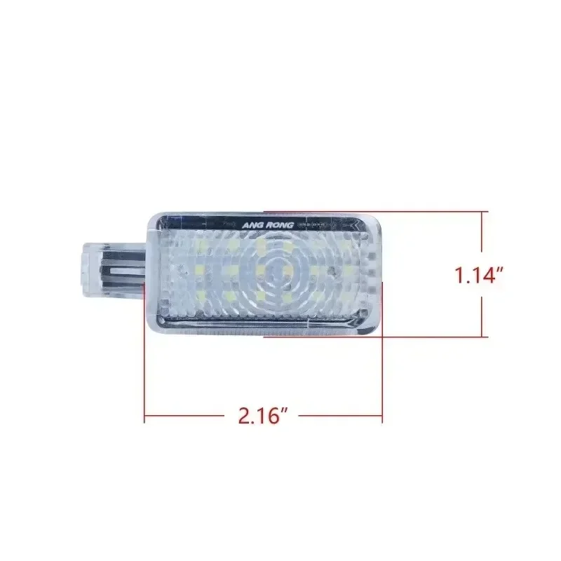 New for 2pcs Acura MDX RLX TLX ZDX TL  White LED Door Step Courtesy Footwell Light Lamps Welcome Light view 3