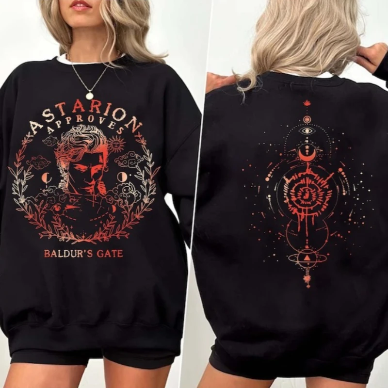 سويت شيرت Astarion Baldur's Gate، Adventure Awaits، Astarion High Elf Rogue Fan Gamer Gift for Gamer Winter Thermal Hoodie Tops #1