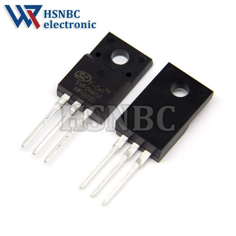 10 Pz/lotto SVF2N65F 2N65 SVF2N65 TO-220F 2A 650V N-channel MOSFET di Potenza Transistor 100% Nuovo Originale