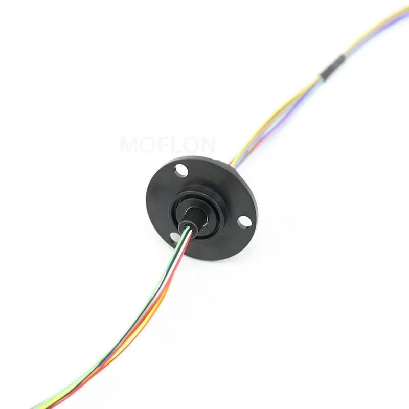 

Mofull Conductive Slip Ring 22mm OD 26mm Length 12 Circuits 2A Each Slip Ring Collector
