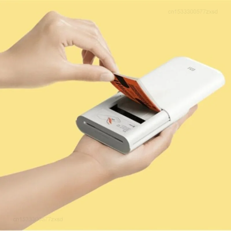 샤오미 미지아 AR 프린터, 휴대용 사진 미니 포켓 공유, 500mAh 사진 프린터, 미지아 포켓 열전사 프린터와 함께 작동, 300dpi