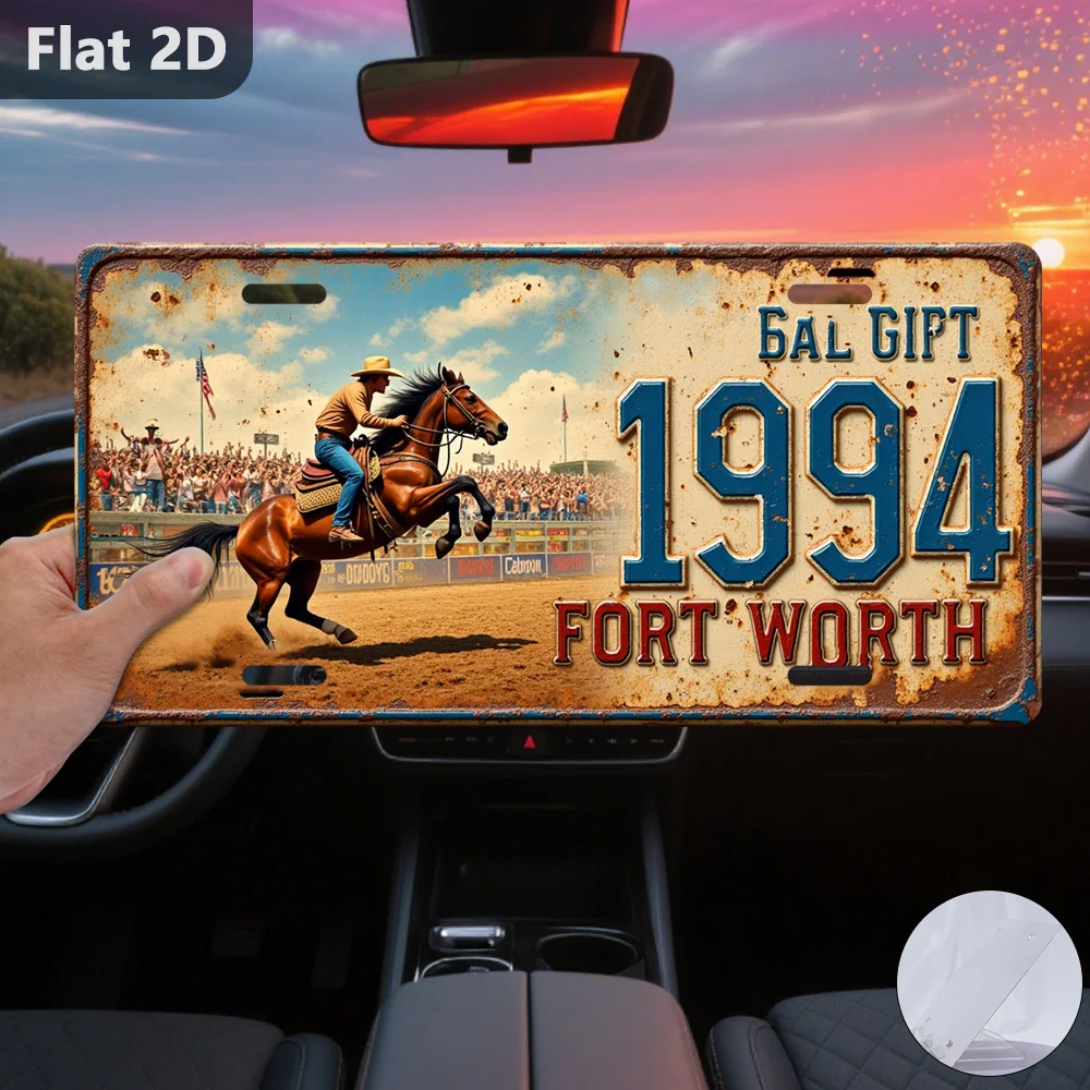 2D Flat, 1pc, for Decorative Use Only, Outdoor Sign and Wall Decoration , Cowboy and Steed Competition Event Theme