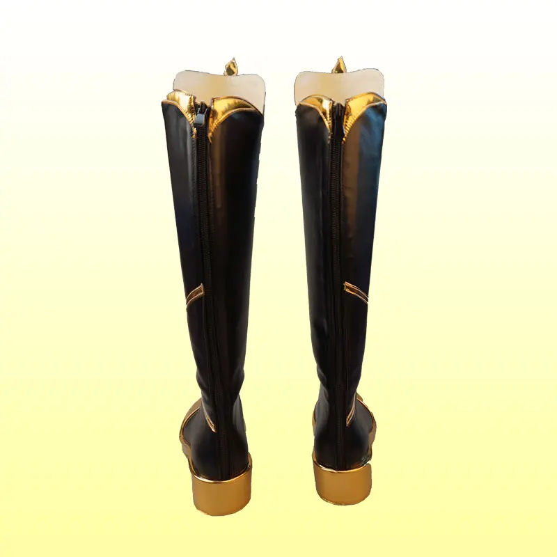 Aether cosplay sapatos genshin impacto viajantes couro do plutônio sapatos halloween botas de carnaval cosplay adereços feitos sob encomenda