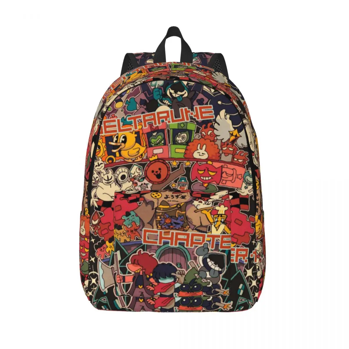 Deltarune Kris Susie Ralsei Team Teenage Backpack Sports School Hiking Travel Game Cartoon Daypack Men Women College Canvas Bags