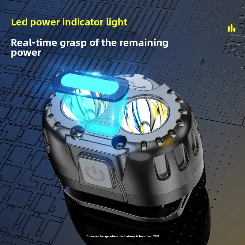 1-4PCS LED Headlamp Motion Activated Rechargeable Waterproof Bright Headlight for Fishing Mining Running Hands Free Flashlight
