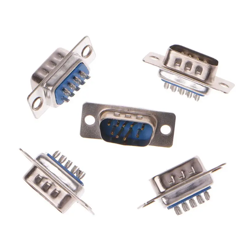 090f 5sets 9pin الذكور/ الإناث D-Sub Slader Connector RS232 Serial DB9 لـ لـ G