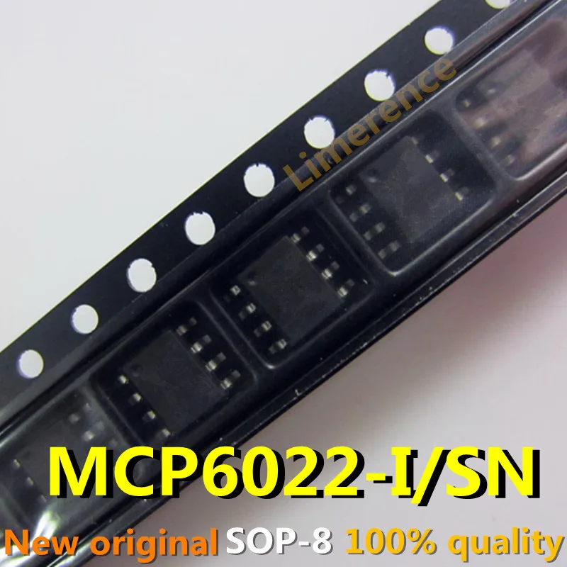10PCS MCP6022-I/SN SOP-8 MCP6022-I SOP MCP6022 SMD SOP8-
