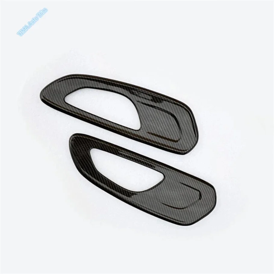 Auto Inner Door Handle Bowl / B Column Decor Frame Cover Trim For Mercedes-Benz Vito W447 2014 - 2021 ABS Interior Accessories