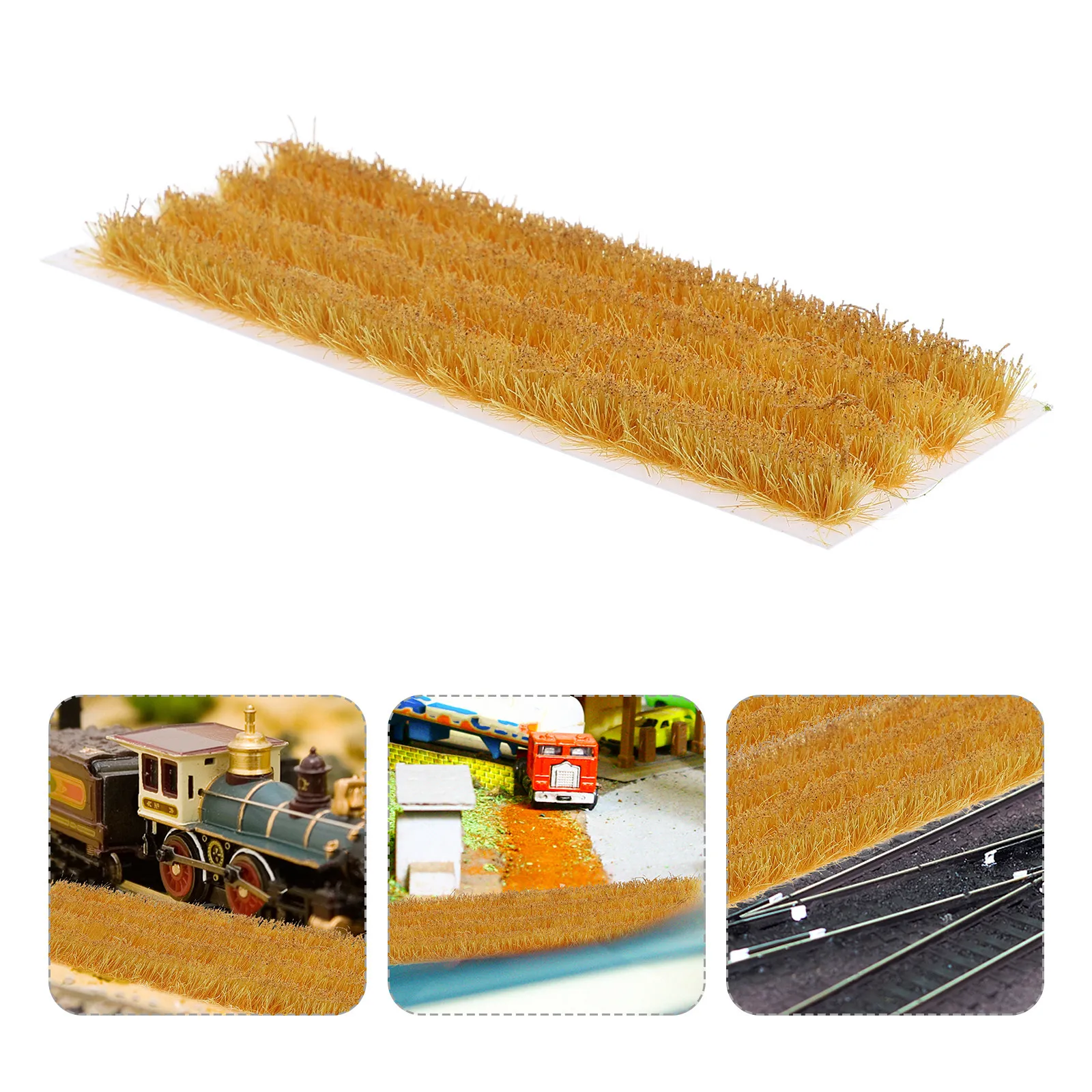 

Набор имитированных пучков искусственной травы для DIY-проектов, миниатюрный декор для железных дорог, ландшафтов и песочных столов