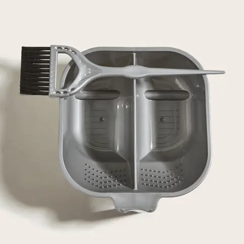 2 st. salongsfrisör hårfärgningssats färgningssats bakolja skål borste hårfärg blandningsskål färgningsborstar färgning hårstylingsverktyg 10 best sales hårfärgsskål - №4