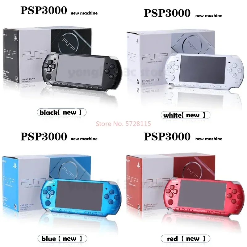 Psp3000 Handheld Game Console Arcade Original Boxed No Card& Umd 6.61 System Psp Retro Nostalgic Game Console Gift For Boys