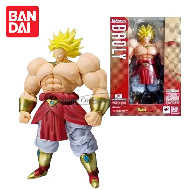 In Stock Original Bandai S.h.figuarts Dragon Ball Z Shf Exclusive Anime Action Figure Super Saiyan Broly Model Dolls Toys Gifts