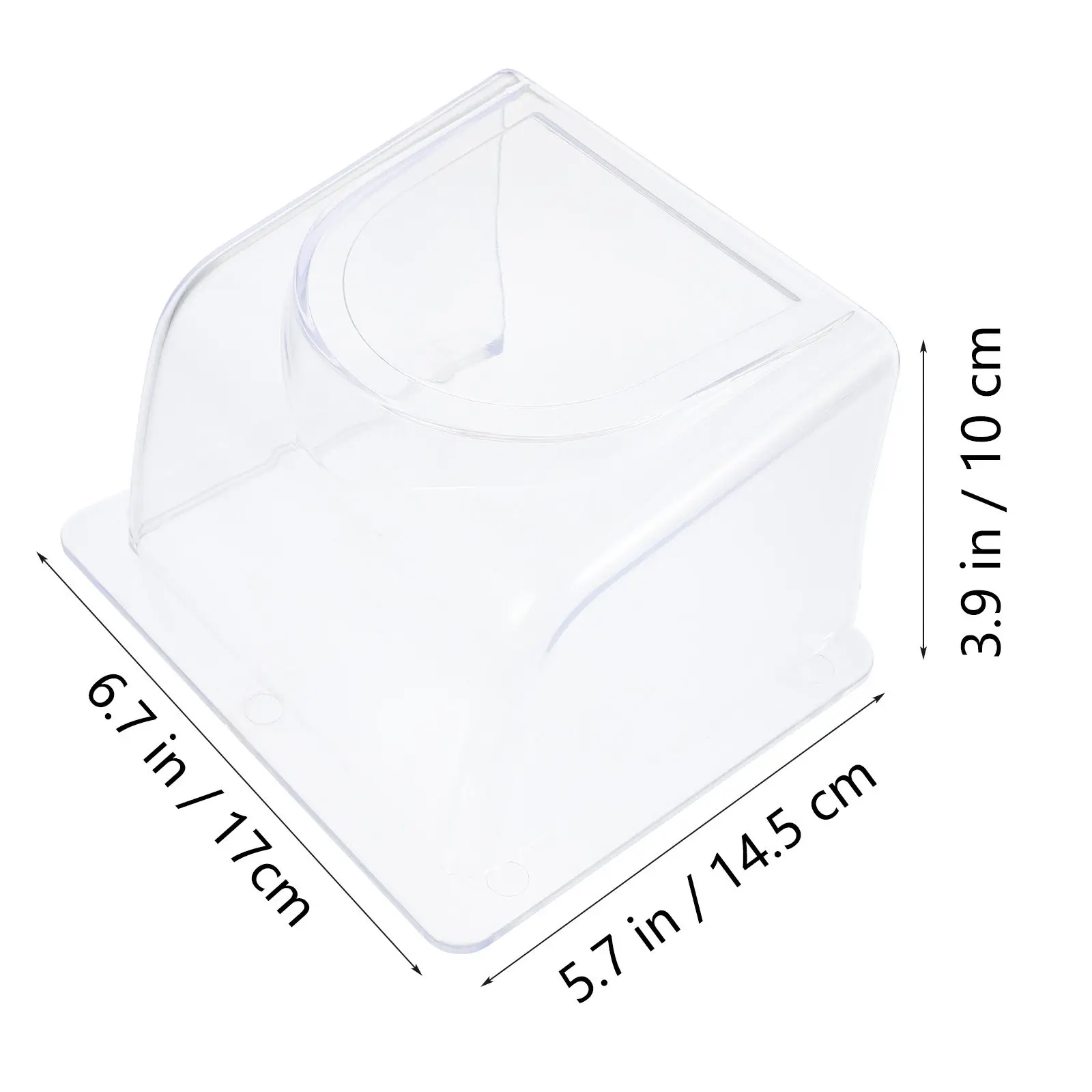 Waterproof Door Access Rainproof Cover Plastic Protector for Fingerprint Machine Attendance Device Doorbell Protective Cover