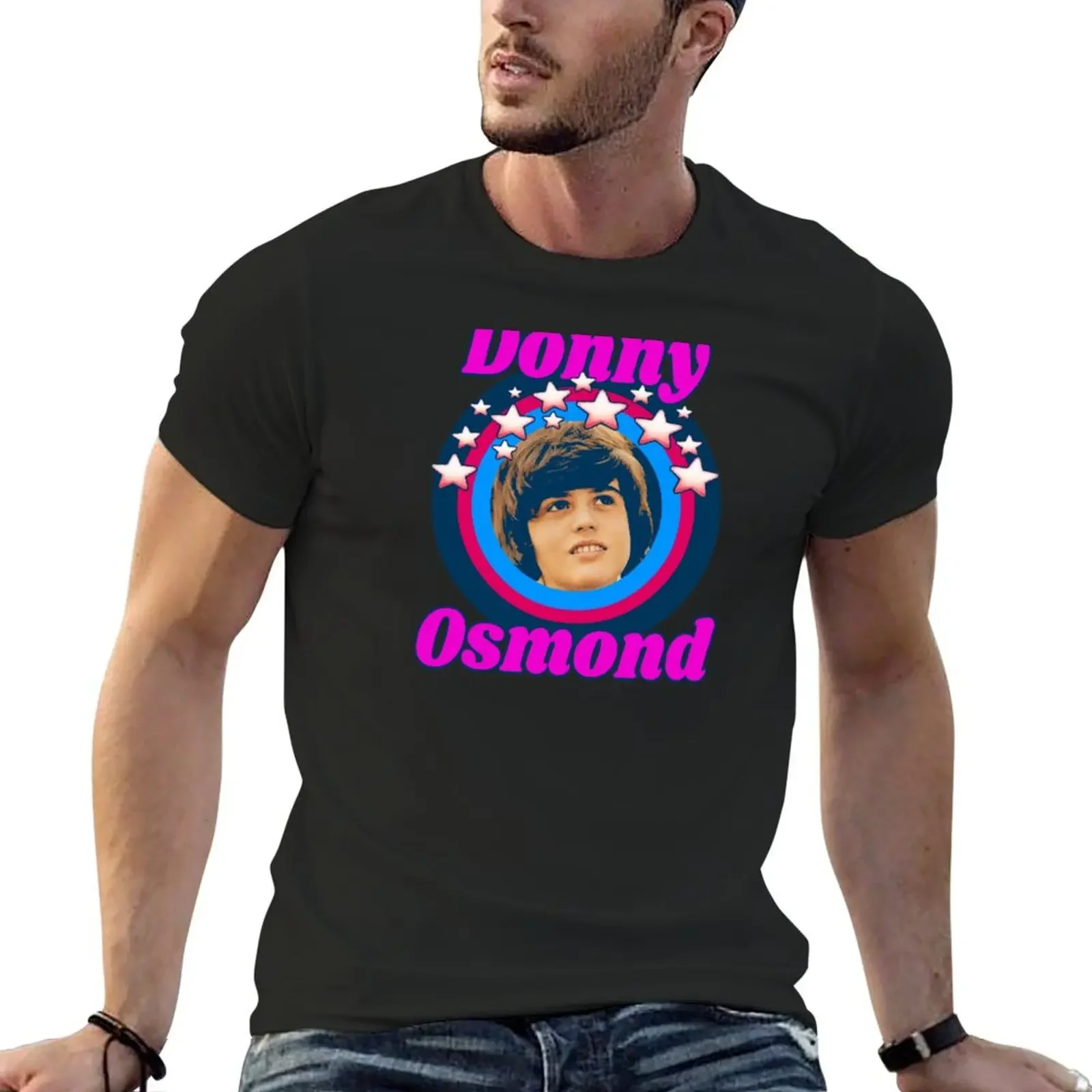 

Star Tribute Donny Osmond T-Shirt boys whites tops vintage mens cotton t shirts