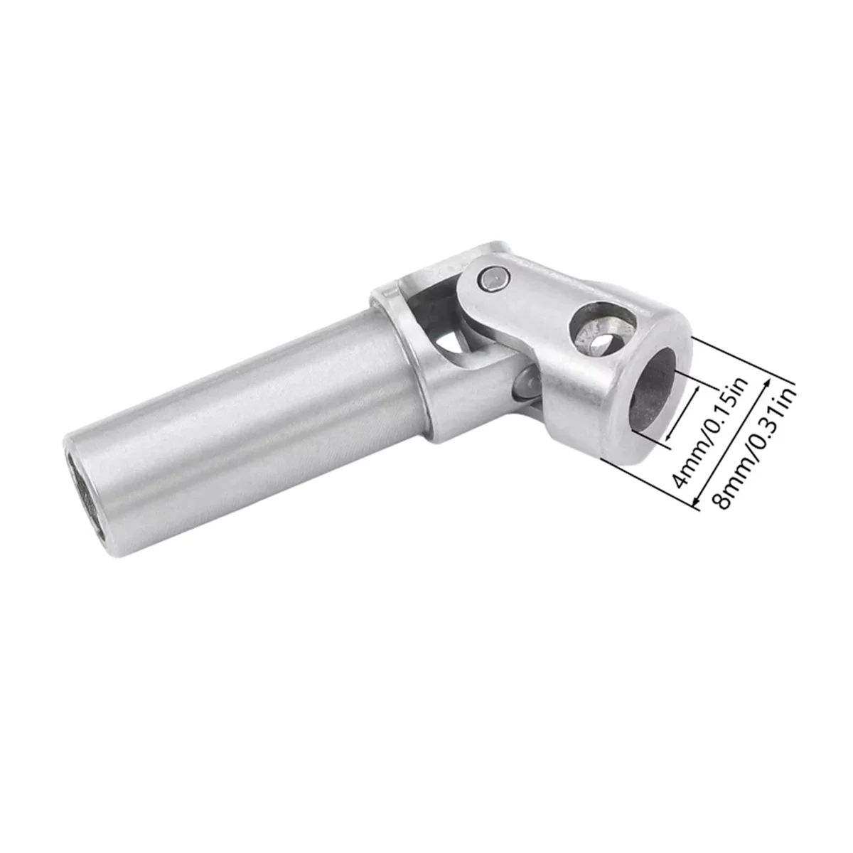 

Lo-ok Универсальный шарнир из нержавеющей стали, приводные валы, центральный карданный вал шасси для деталей 1/18 RC Crawler Redcat