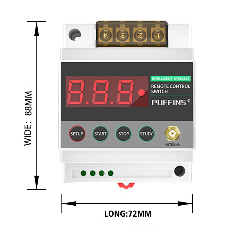 Imagem -06 - Interruptor de Nível de Água Controlador Automático Interruptor de Controle Remoto sem Fio Feedback Bidirecional Nível Líquido Float Controle de Nível de Água