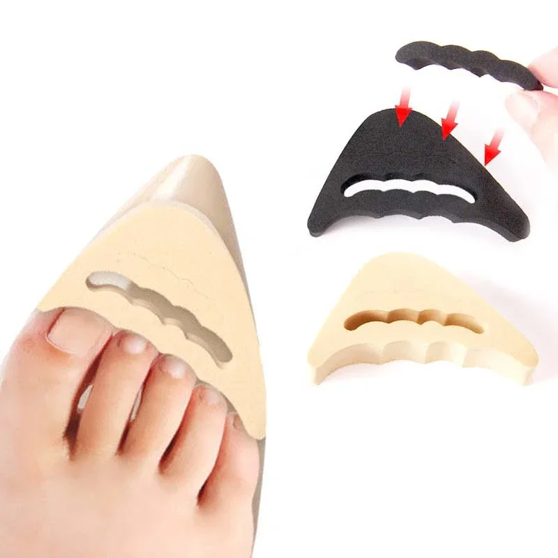 Toe Plug Forefoot Pad Adjust Shoe Size High Heel Sole Anti-slip Pad for Sandals Cushion Soft Women Comfortable Sponge Insoles