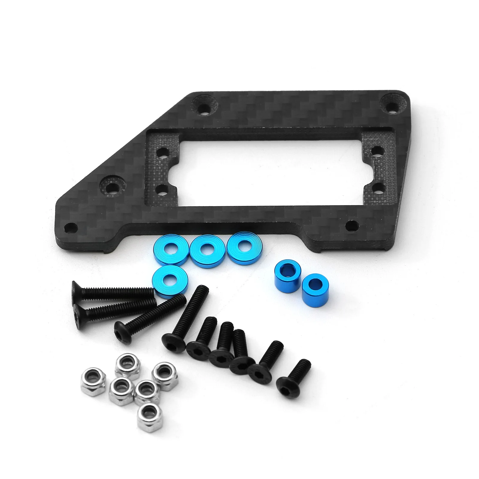 Support de servo en Fiber de carbone pour voiture RC Axial SCX10PRO AXI03028 1/10, 1 pièce