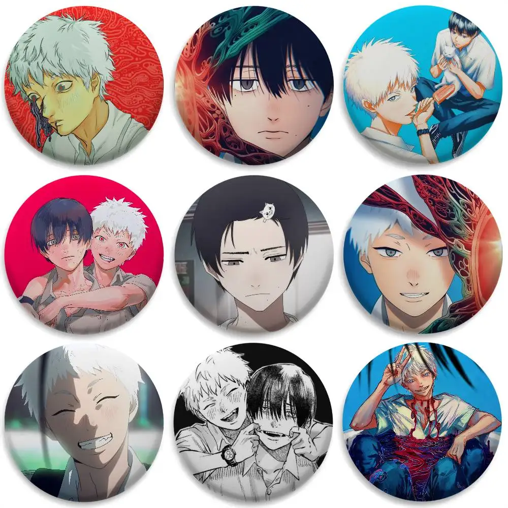 

The S-Summer Hikaru Died Badges Round Exquisite Badge Brooches Creative Pins For Clothes Hat Backpack Gift Accessories