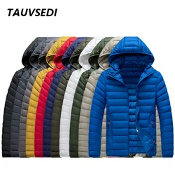 Parka com capuz impermeável masculina, casaco grosso quente, casaco à prova de vento, tamanho grande, chapéu destacável, marca outwear, inverno, 8XL