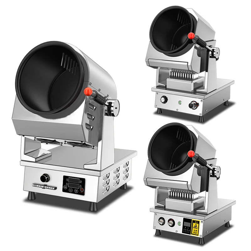 Elektryczna smażona maszyna do ryżu robot kuchenka obrotowa usunąć garnek wok automatyczny urządzenie do gotowania gaz indukcyjny na sprzedaż