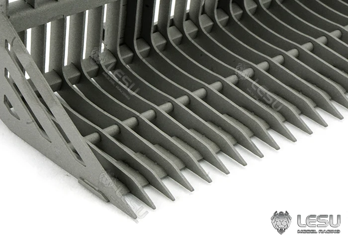 LESU 1/14 Hydraulisches Modellspielzeug Kompaktlader mit Metallsieblader Hochleistungs-RC-Baumaschine – Detail 8