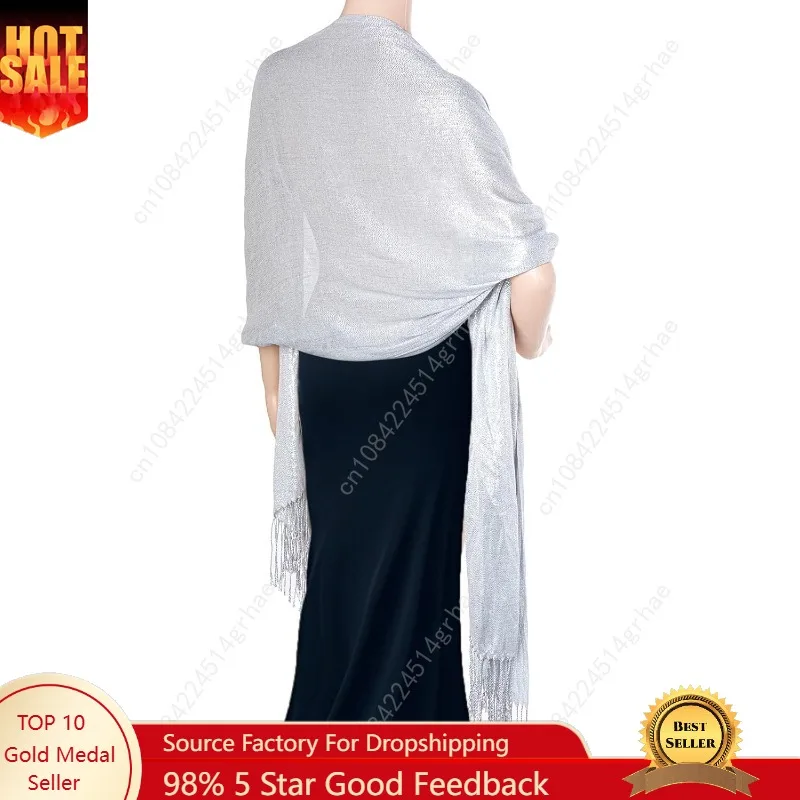 

Women's Pashmina Shawls Wraps Scarf for Evening Dresses Bridal Bridesmaid Wedding Winter Large Warm Soft Silky Scarves