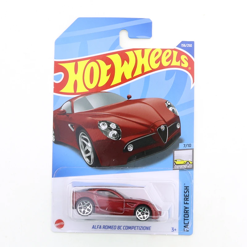 2022H Original Hot Wheels Batch JEEP CHEROKEE MAZDA RX-3 BACK TO THE FUTURE TIME Die Casting Alloy Car Model Boy Toy