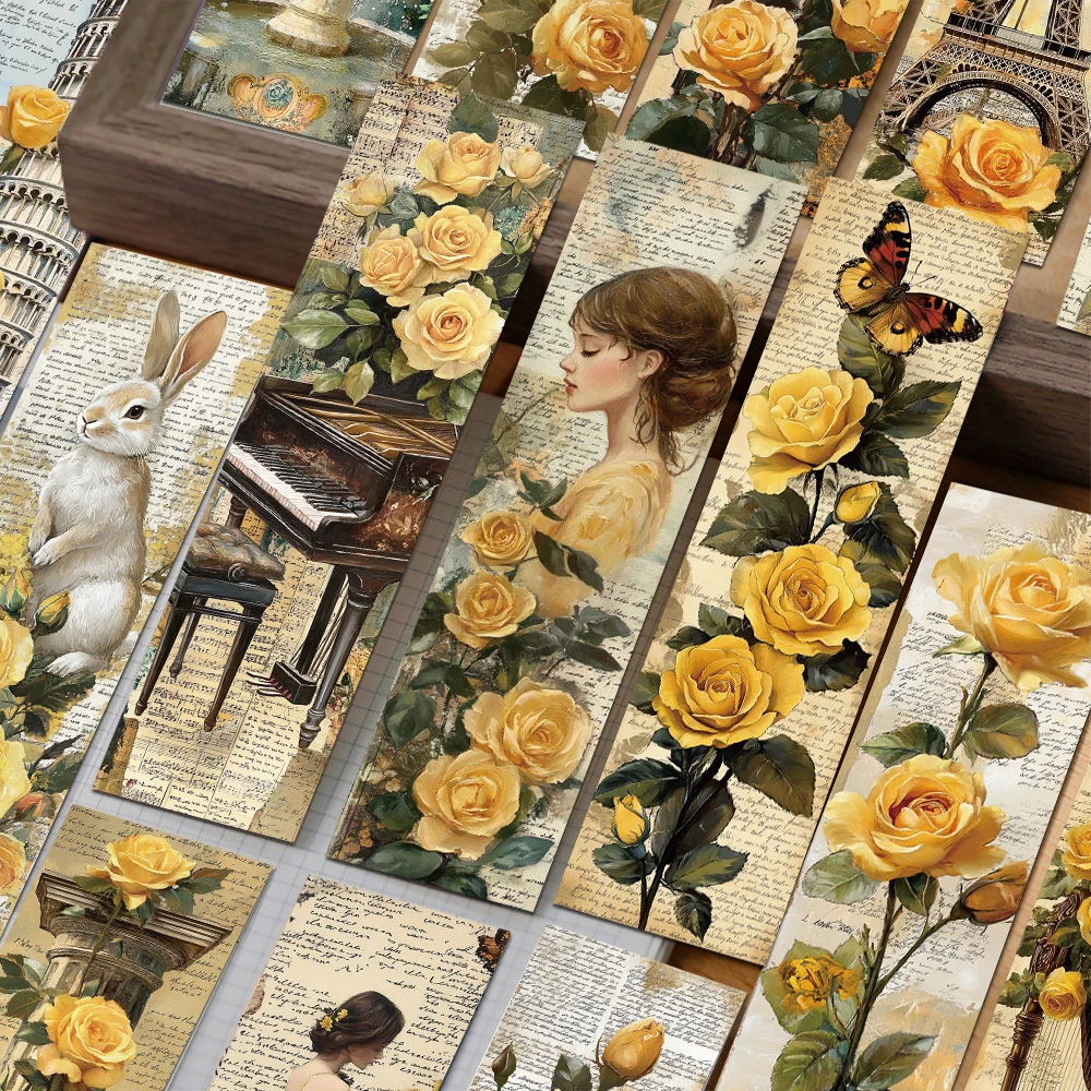 30 Stück goldene Garten-Lesezeichen, Leseseiten, Bücher, markiert, Schule, Schreibwaren, DIY, ästhetische Lesezeichen, kreative Geschenke