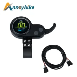 JP 36V 48V 52V 60V 72V Electric Scooter LCD Screen With Thumb Throttle Meter Display With USB Charging Shift Switch Accelerator