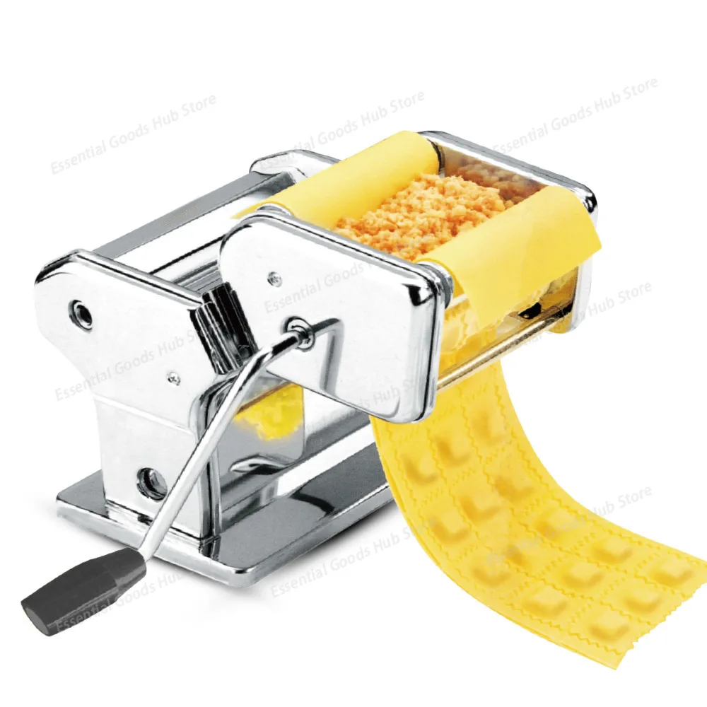

Mini Noodle-making Machine, Manual Stainless Steel Wonton Machine ,Stainless steel material