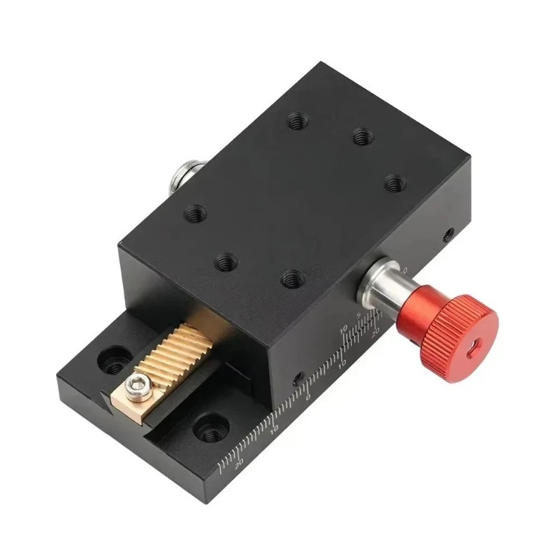 40mm Dovetail Groove High Precision Slide Long Travel Rack and Pinion Manual Fine Adjustment Displacement Stage Stroke