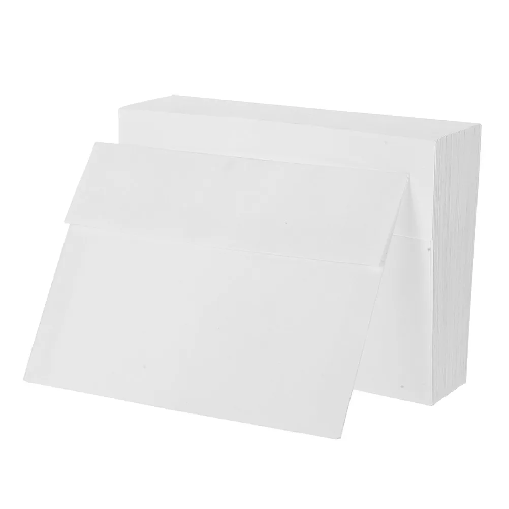 

80Pcs White Self Seal Pocket Envelopes A7 Crafted Paper for DIY Greeting Cards Shower Invitations Decorative Letters