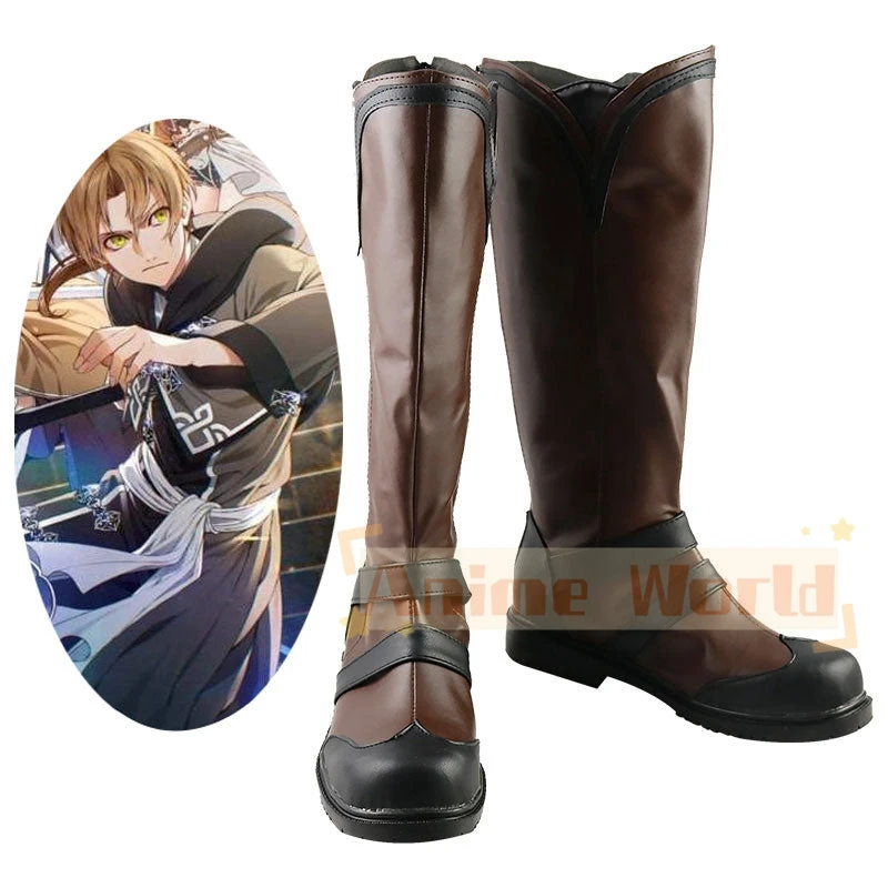 

: Jobless Reincarnation Rudeus Greyrat Shoes Cosplay Boots