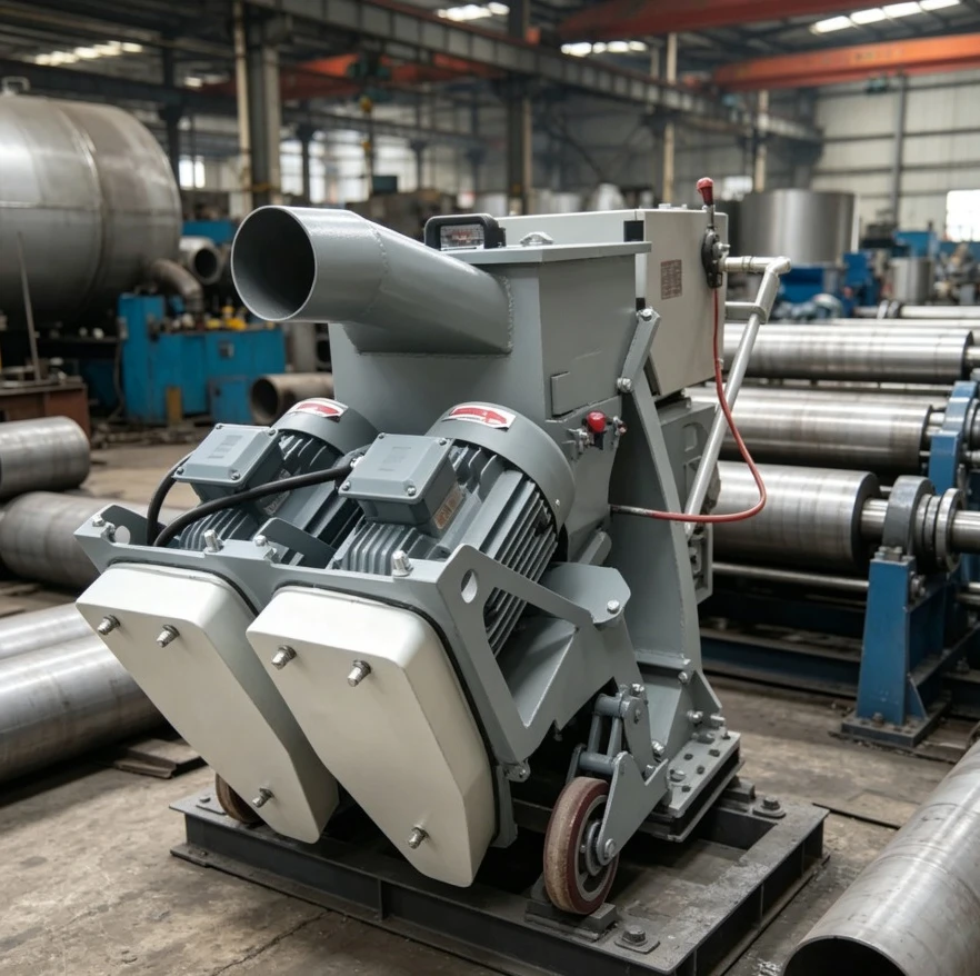 Durable Small Portable Electric PLC-Controlled Engine Motor Concrete Pavement Shot Blasting Machine Burnishing Steel