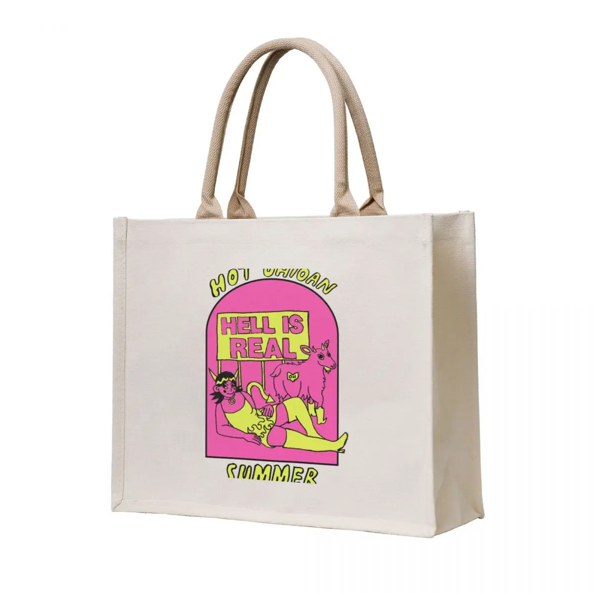 

Hell is Real Tote Bag eco bag folding Lady bags personalized tote