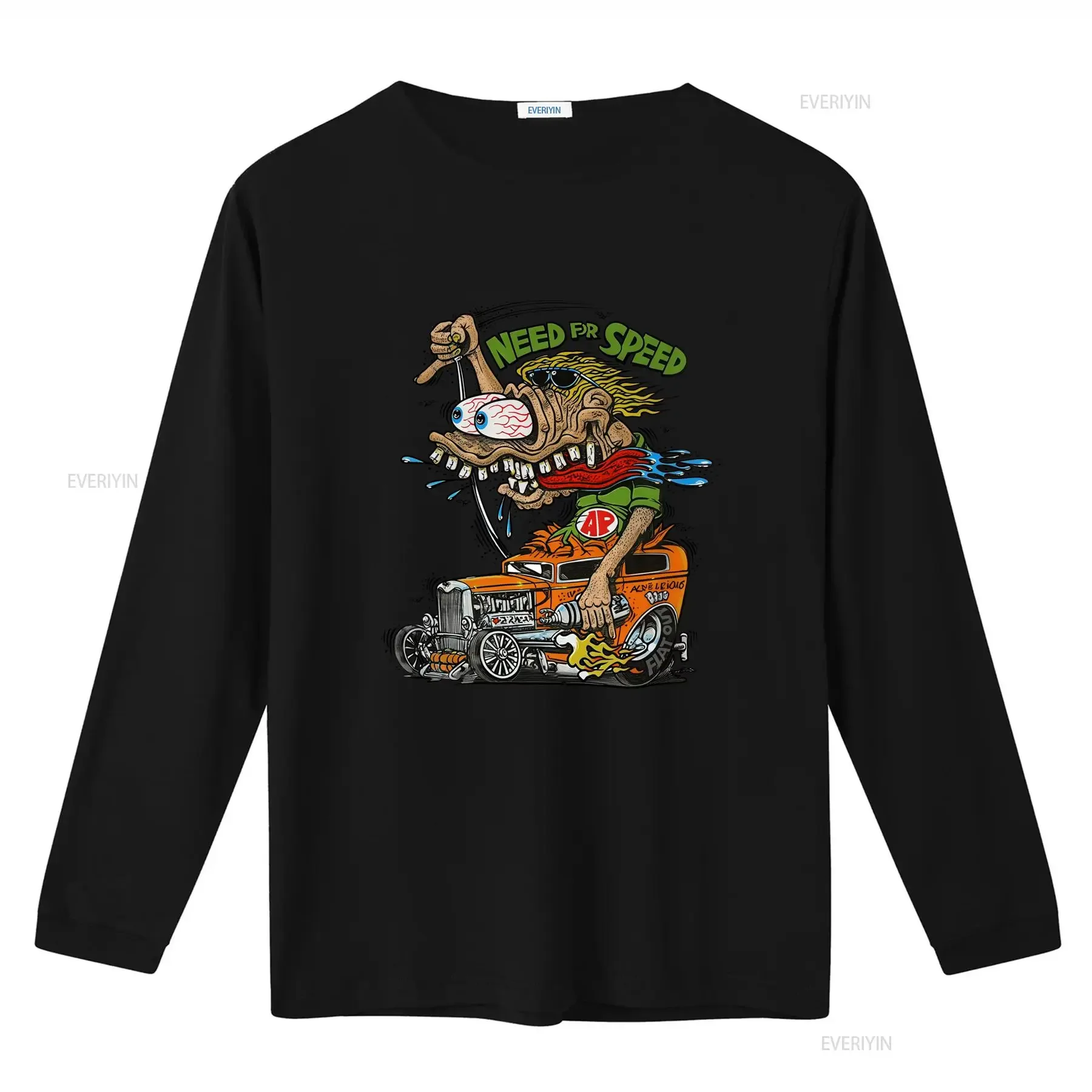 Ed Roth Rat Fink Need For Speed T Shirt Fan White S 2345Xl S3383 vintage Washed Unisex Breathable streetwear designer clothes