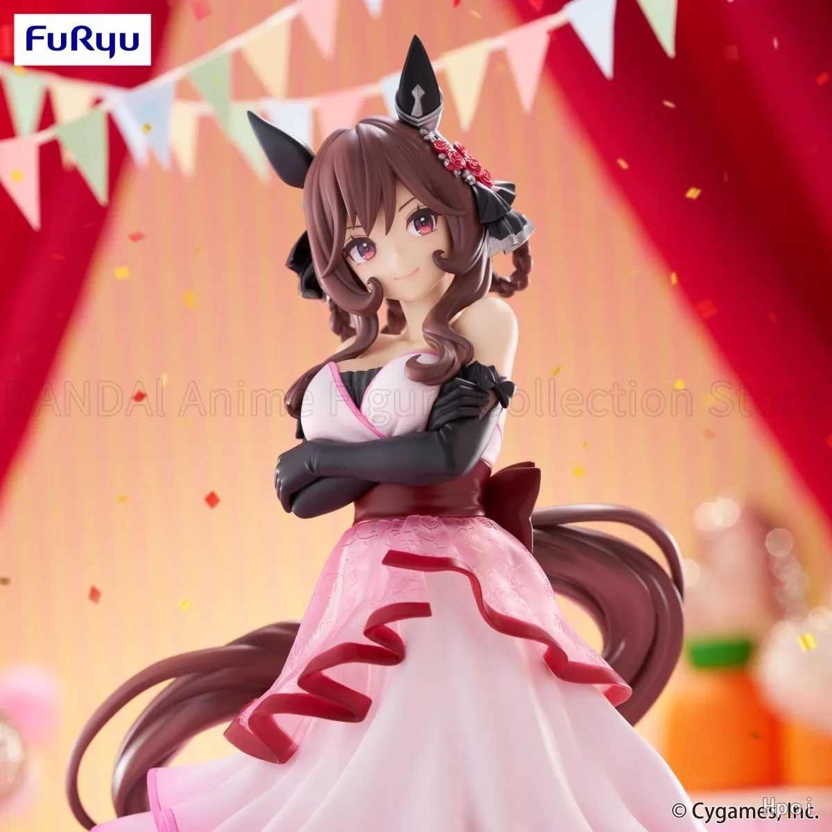 * vintage figure ❀ 物想いにふける カワイイ お嬢さん Original FuRyu Uma Musume Pretty Derby Trio-Try-iT Figure Orfevre