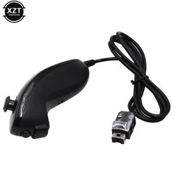 For Nintendo Wii Game Controller 5 colors Nunchuck Hand Curved Game Handle Controller Nunchuk For Wii Gamepad Accessories