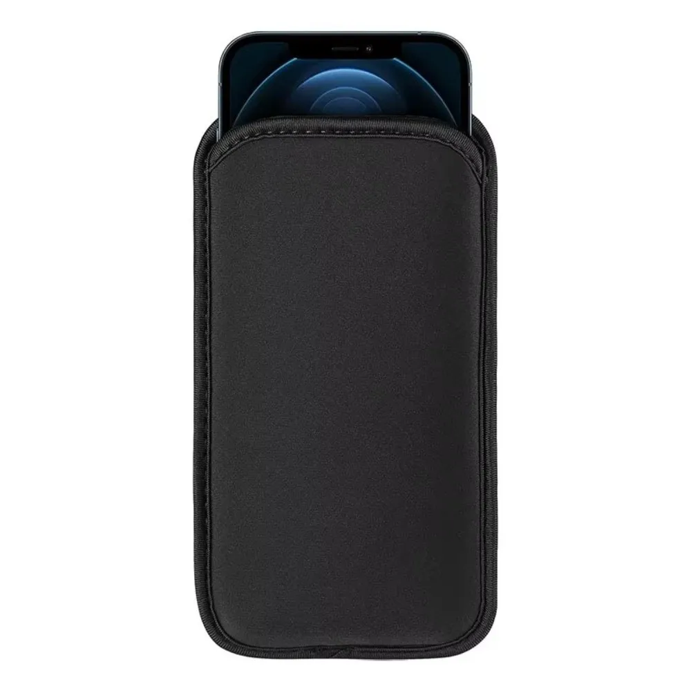 Neoprene Mobile Phone Pouch Shockproof Waterproof Mobile Phone Case Universal Fit Direct-Insert Mobile Phone Protect Bag