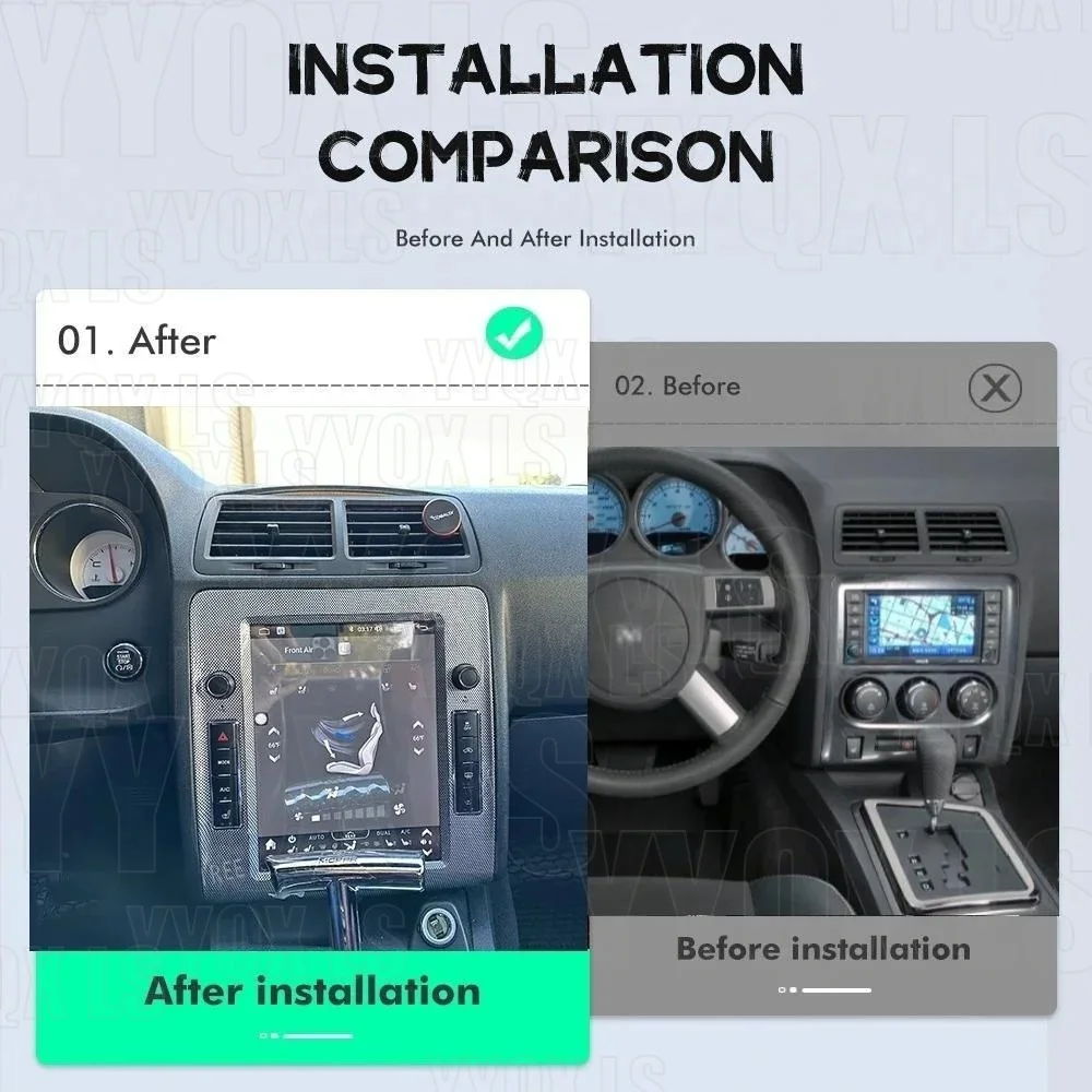 10.4 Inch Screen Car Radio For Dodge Challenger 2008-2014 Android auto GPS Navigation Multimedia Video Stereo Receiver Head Unit